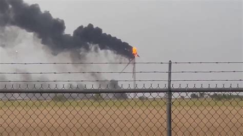 Texas Wind Turbine Turbine Catches Fire After Lightning Strike Fox News