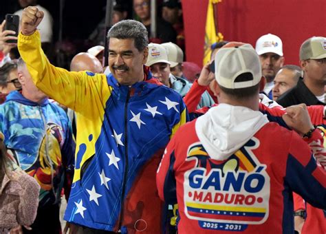 Elecciones En Venezuela Nicolas Maduro Celebra Victoria Tras