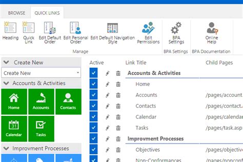 BPA SharePoint Navigation Innovative Software Solutions On Microsoft