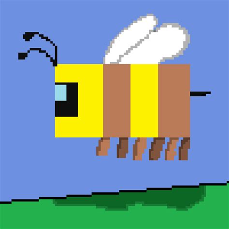 Pixilart Minecraft Bee By Cha0s1nc4rn4te