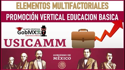 Elementos Multifactoriales Promoci N Vertical En Educaci N B Sica