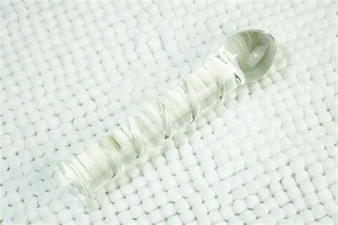 6 25 Inch Clear Glass Dildo With Spiral Shaft Etsy UK