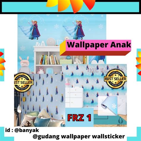 Jual Gd Wallpaper Frozen Walpaper Welpeper Wall Paper Stiker Sticker