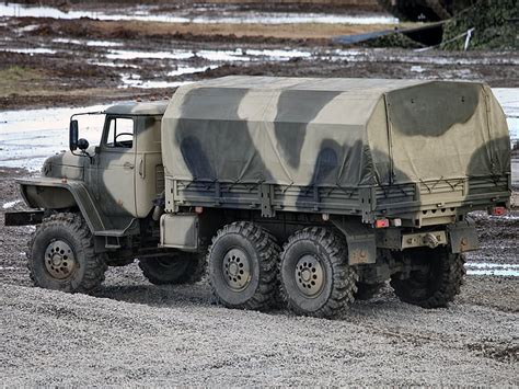 1993 4320 10 6x6 Militar Offroad Camión Camiones Ural Fondo De