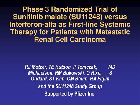 PPT - Sunitinib (Sutent) for Renal Cell Cancer PowerPoint Presentation - ID:193160