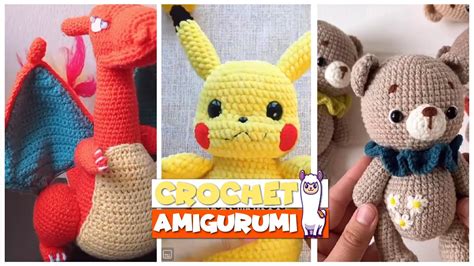 TikTok Crochet Amigurumi Compilation 26 Blu Llama YouTube