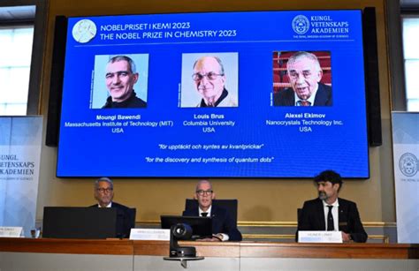 Premio Nobel de Química 2023 ganan 3 científicos por descubrir