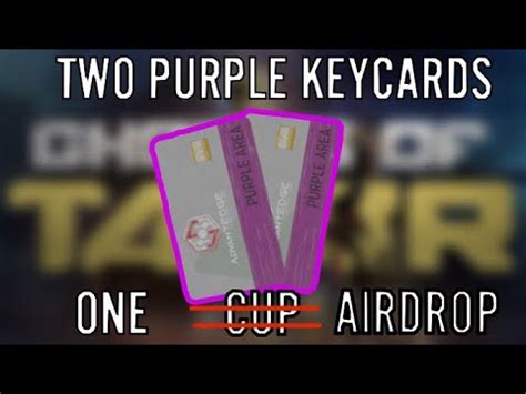 TWO PURPLE KEYCARDS One Airdrop Ghost Of Tabor YouTube