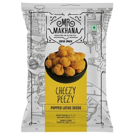 Mr Makhana Cheezy Peezy Fox Nuts 75 G Jiomart