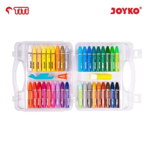 Jual CRAYON KRAYON MINYAK OIL PASTEL JOYKO 36 WARNA JOYKO Shopee