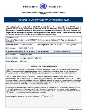 Fillable Online Doing Business With The United Nations Secretariat Fax