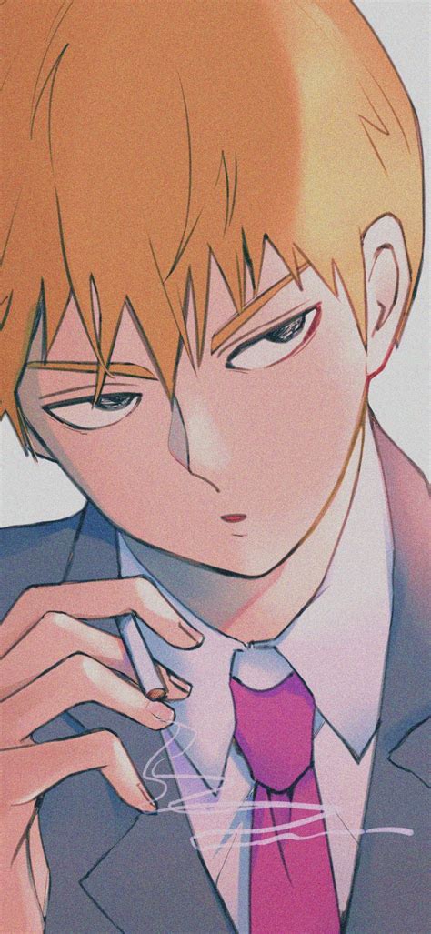 Anime Mob Psycho 100 Arataka Reigen 1080x2340 Phone Hd Wallpaper