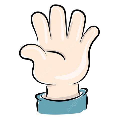 Vector De Ilustración De Mano Pequeña Sobre Fondo Blanco PNG dibujos