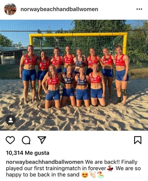 Así reaccionó la selección noruega de handball ante la multa por su nuevo uniforme sin bikini
