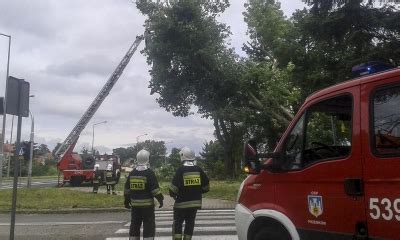 Polkowice Osp Przemk W Usuwanie Skutk W Burz