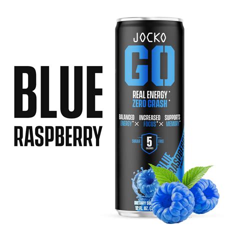 Jocko Fuel Blue Raspberry Energy Drink