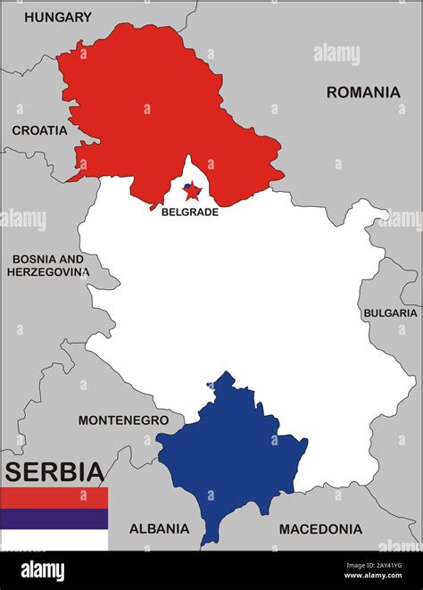 Serbian Language Map