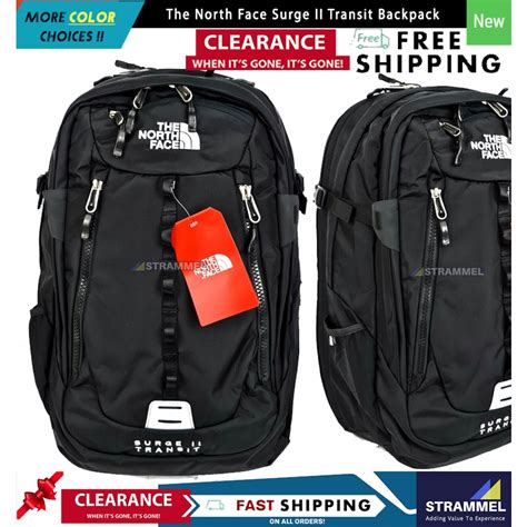 Authentic The North Face Surge Ii Transit Backpack Litre Fits