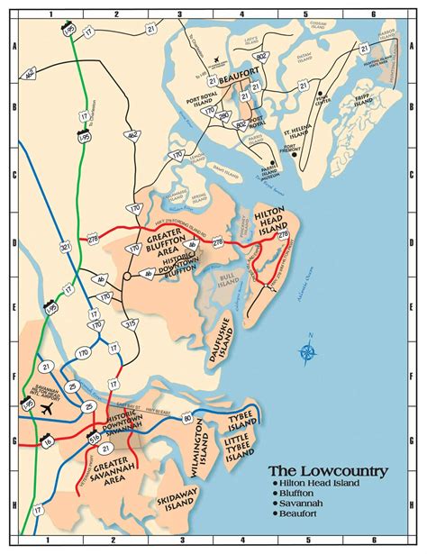Hilton Head Map
