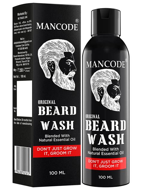 Mancode Beard Wash Original For Men Blended With Natural Essential Oil