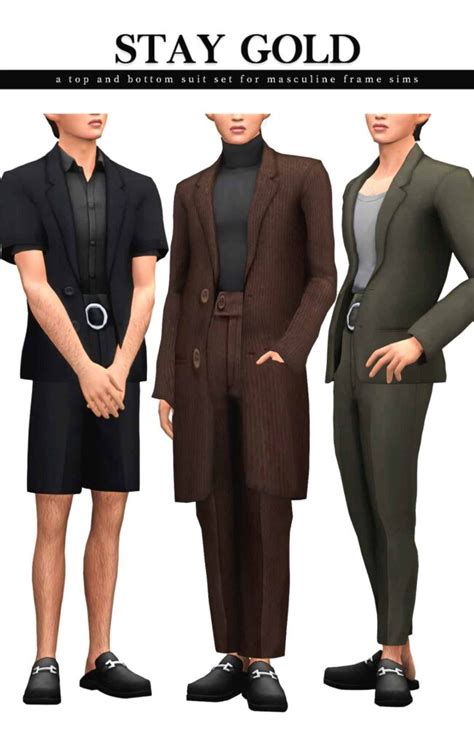 Male Clothing Sims 4 Cc