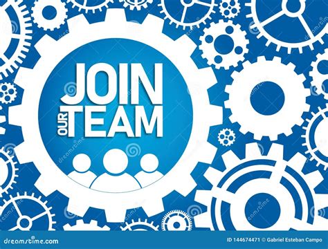 Join Our Team Gears Stock Illustration Illustration Of Gears 144674471