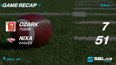 Nixa Vs Ozark Football Oct Scorebooklive