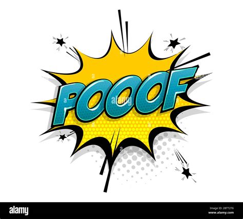 Poof Comic Book Bubble Text Hi Res Stock Photography And Images Alamy