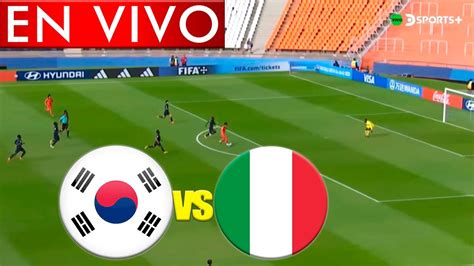 Italia Vs Corea Del Sur Hoy En Vivodonde Ver En Directo Online Y Tv