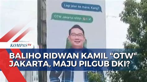 Viral Baliho Ridwan Kamil OTW Jakarta Kode Keras Maju Pilgub DKI