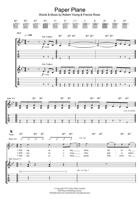 Status Quo Guitar Chords