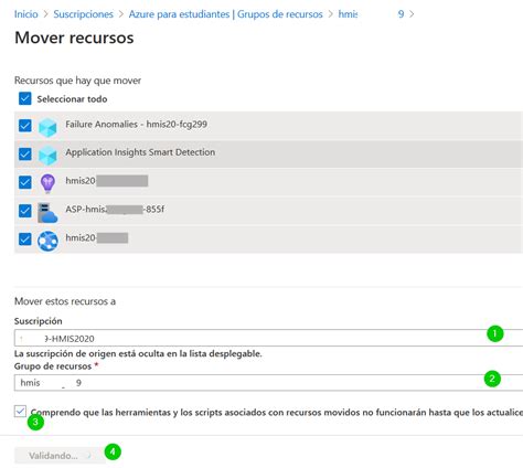 Azure Tips Mover Recursos Entre Suscripciones