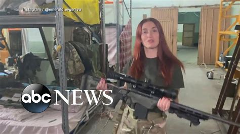 Female Fighters On The Front Lines Of The Ukraine War ABCNL YouTube