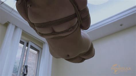 YT Zeai Naked Hogtied Suspended Chinese Bondage Arts Clips Sale