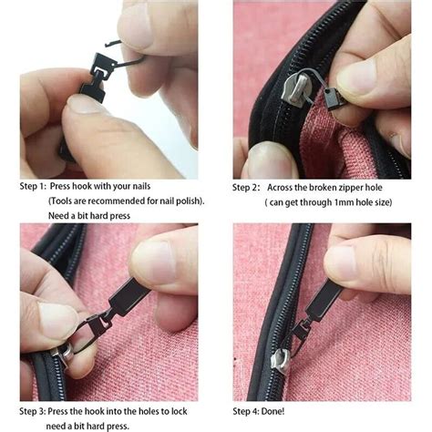 4 Pcs Detachable Zipper Pull Replacement Zippers Pull Tabs Zipper Sliders Repair Ebay