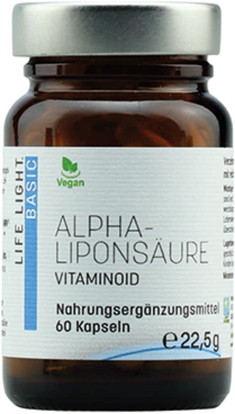 Alpha Liponsäure 60 Kapseln Life Light Vitalabo