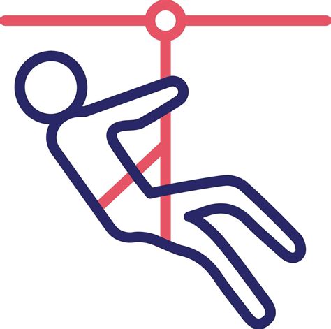 Zipline Vector Icon 36732230 Vector Art At Vecteezy