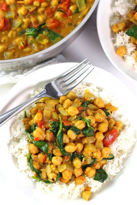 Coconut Chickpea Curry With Spinach • Now Cook This