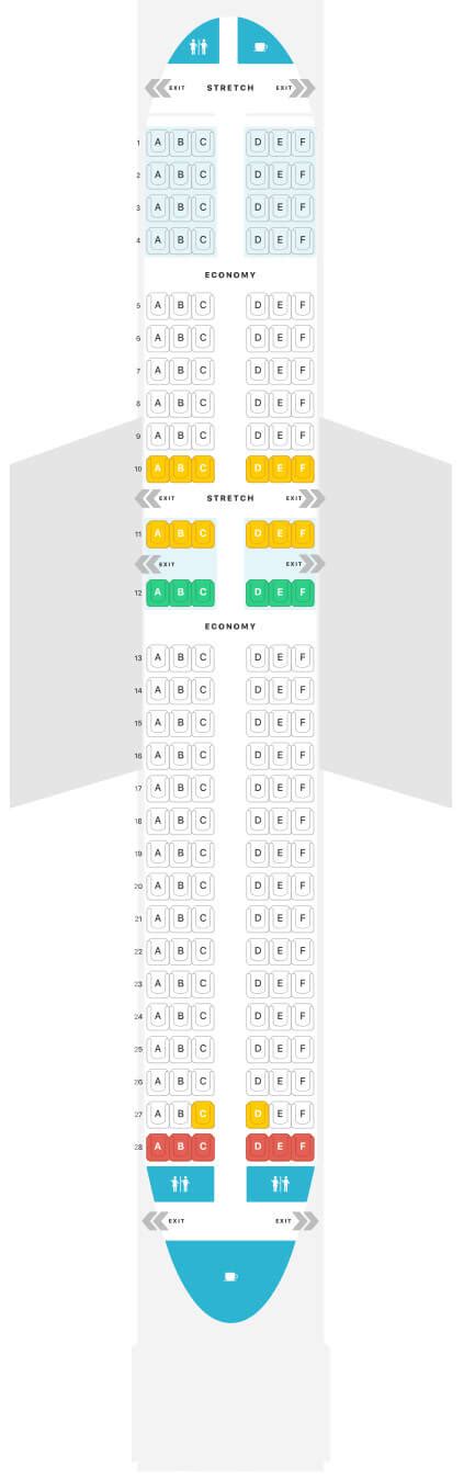 America Airbus A320 Seating Chart Airbus A320neo Avianca Seat Map