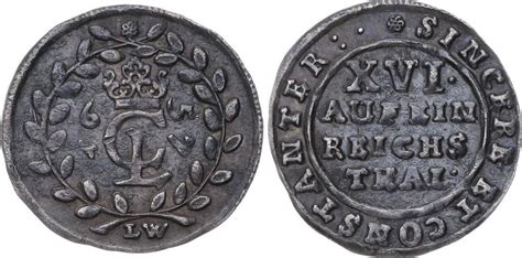 Braunschweig Lüneburg Celle 1 16 Taler 1657 LW Christian Ludwig 1648