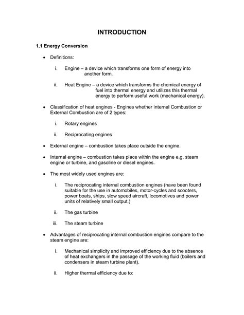 Chapter Internal Combustion Engine Pdf