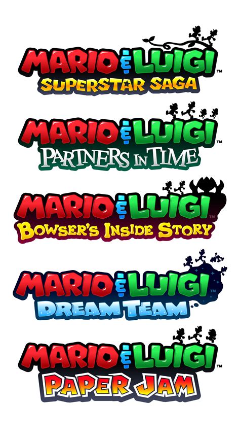 Logo Mario Luigi Series Alts Fan Art Behance