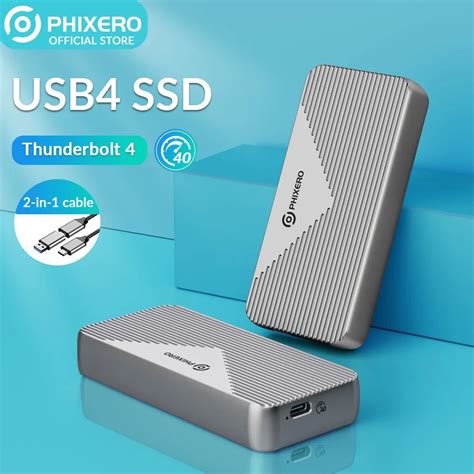 Phixero Usb Nvme Ssd Enclosure Gbps Pcie X Aluminum M Ssd Case