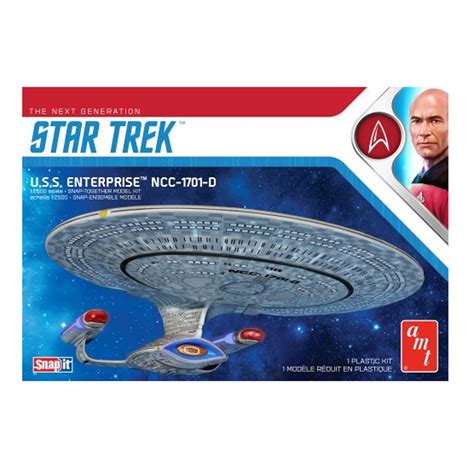 Amt 1126 Star Trek Uss Enterprise D 12500 Scale Snap Kit Jacksons