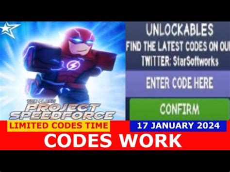 CODES UPDATE The Flash Project Speedforce ROBLOX LIMITED CODES