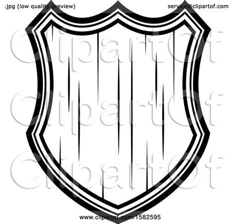 Shield Clip Art Black And White