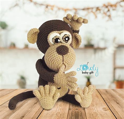 Amigurumi Monkey Crochet Pattern Lovely Baby Gift