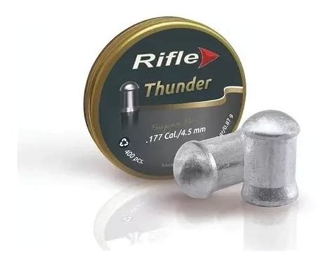 Chumbinho Rifle Thunder 4 5mm 400 Chumbinhos Por Lata MercadoLivre