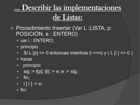 Estructura De Datos Listas Pilas Y Colas PPT