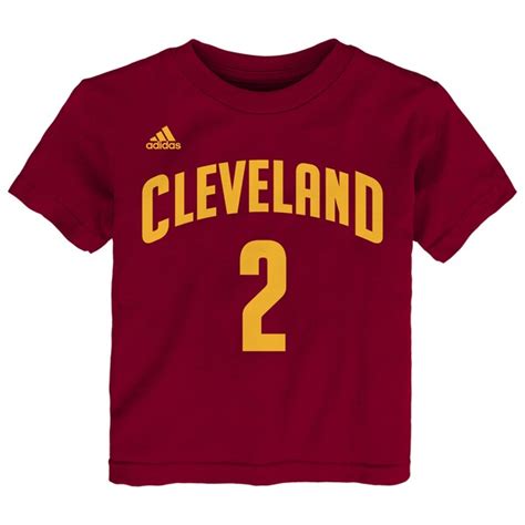 Toddler Cleveland Cavaliers Kyrie Irving Adidas Wine Name And Number T